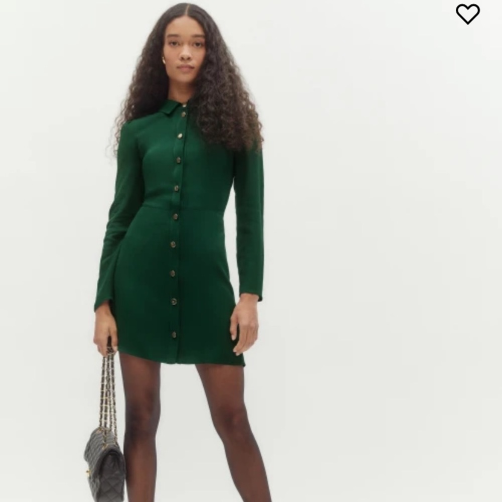 NWT Green Reformation Hugh Dress